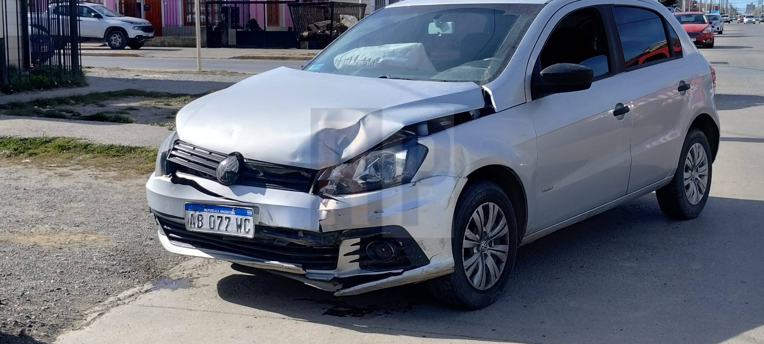Accidente vehicular con importantes daños materiales