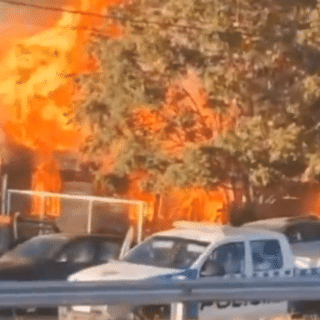 NEUQUÉN: Desolador incendio en Senillosa: un mecánico vio cómo el fuego le destrozó todo