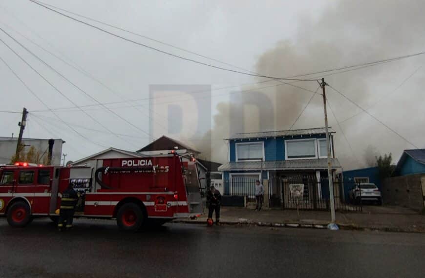 Incendio en una vivienda en el casco viejo de la ciudad
