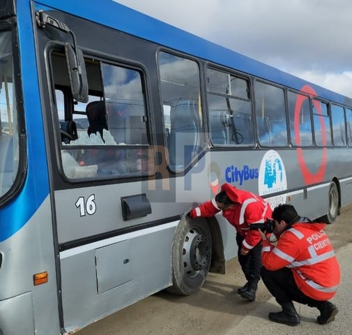 Un borracho se durmió en el colectivo, llegó al final del recorrido, vomitó y causó desmanes