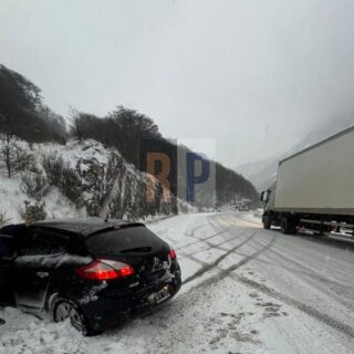 Informaron 34 intervenciones el fin de semana en la ruta 3 entre siniestros e incidentes por la nevada