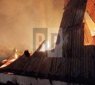 Incendio de un quincho esta madrugada en la estancia Los Flamencos