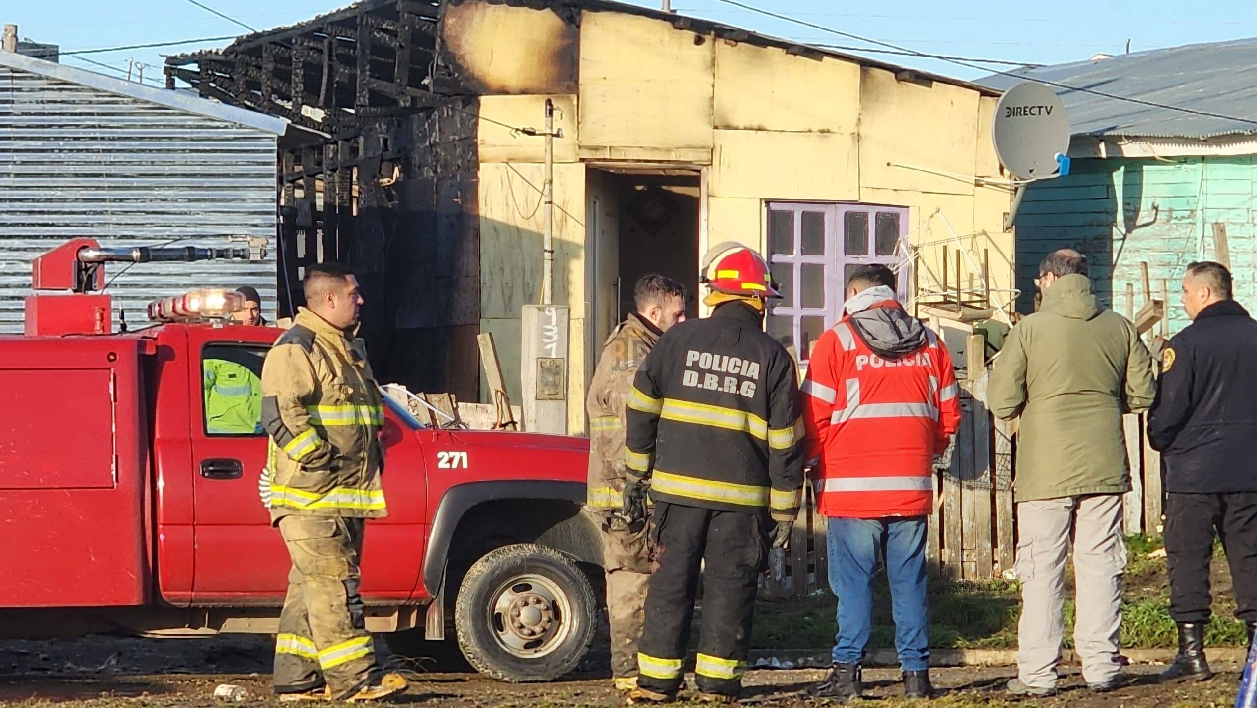 La víctima es un hombre sin identificar a investigan un antecedente de Violencia de Género en la vivienda del fatal siniestro