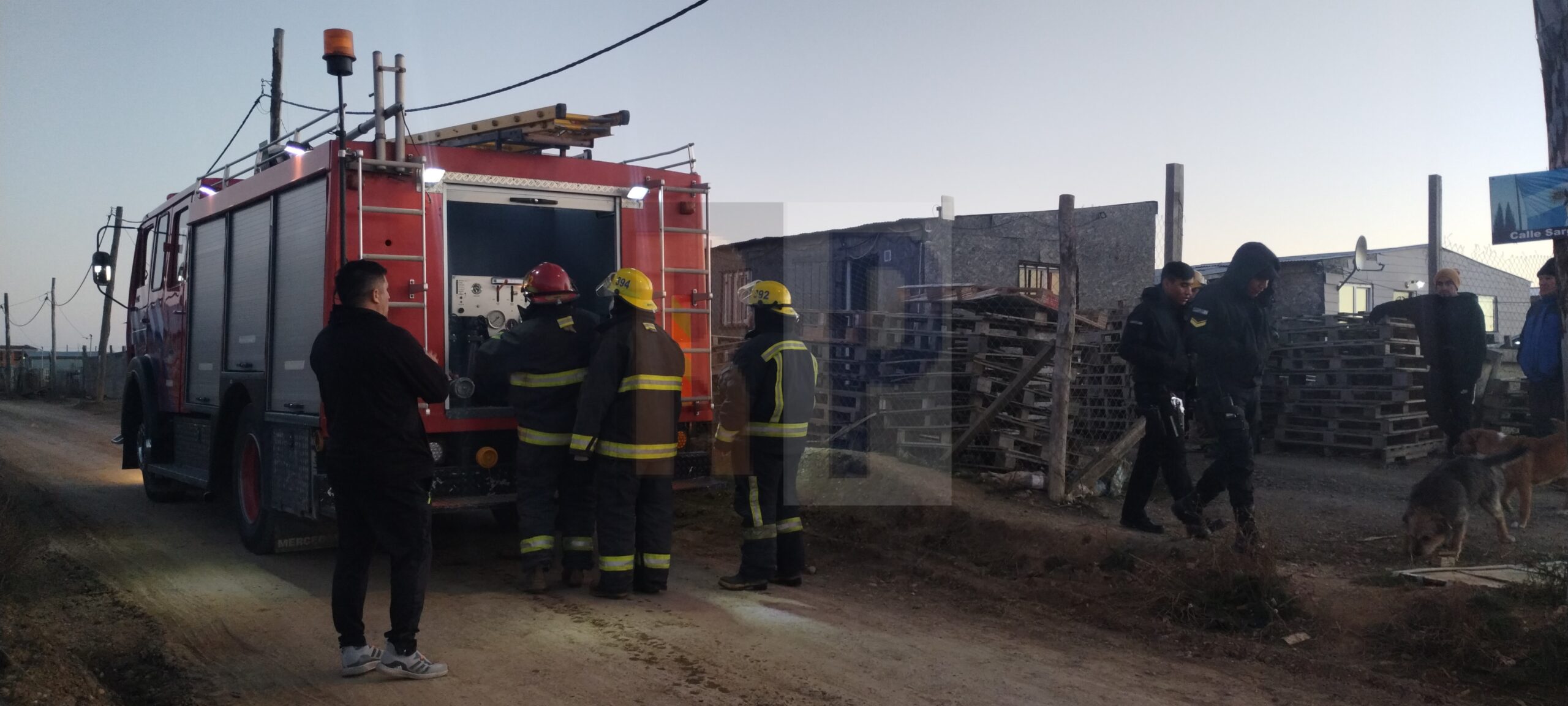 Principio de incendio en una vivienda en la Margen Sur