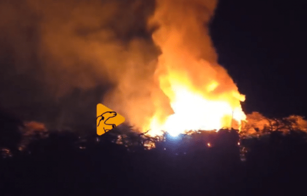 PTO. NATALES: Incendio destruyó cabañas en sector del Cruce Dorotea 