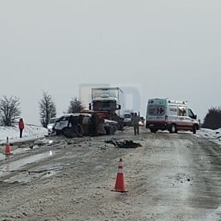 Violento accidente vehicular en la RN3, se activó el cordón sanitario hacia la ciudad de Ushuaia