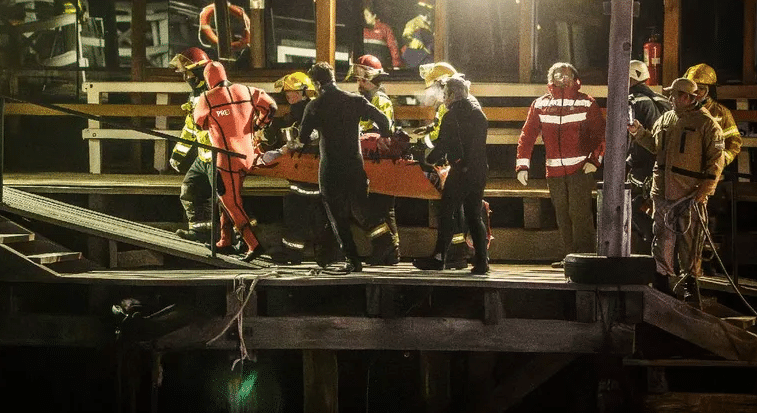 NEUQUÉN: Dramático rescate de un hombre que cayó con su camioneta al lago Lácar