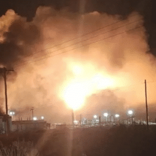 NEUQUÉN: Se incendió la planta de la empresa TGS en la ruta 51, camino al lago Mari Menuco