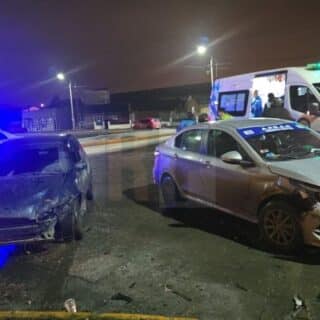 Accidente vehicular durante la madrugada con un conductor con alcoholemia positiva