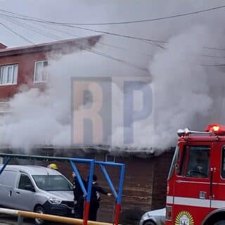 Incendio en una panadería en la zona de Chacra II