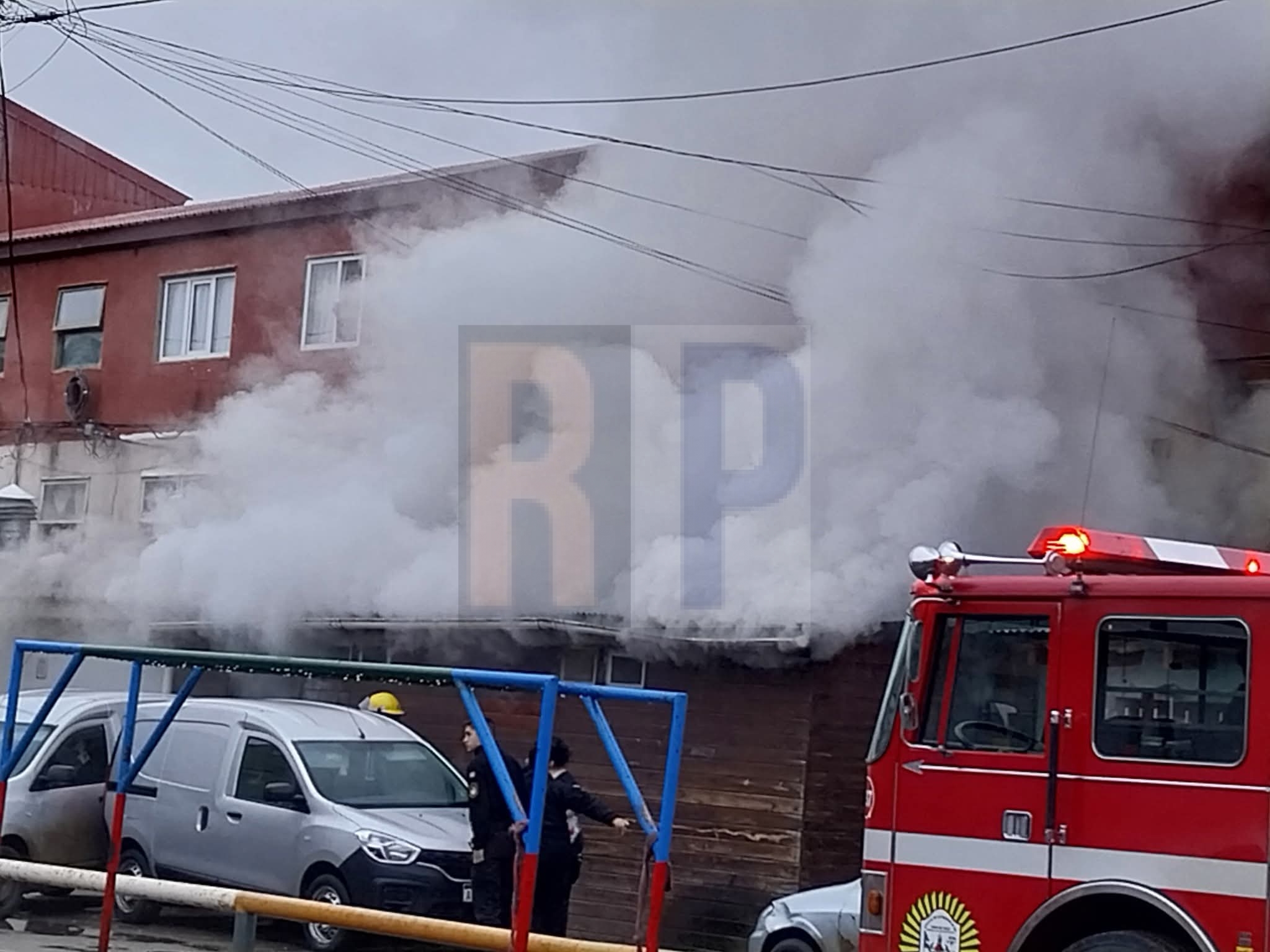 Incendio en una panadería en la zona de Chacra II