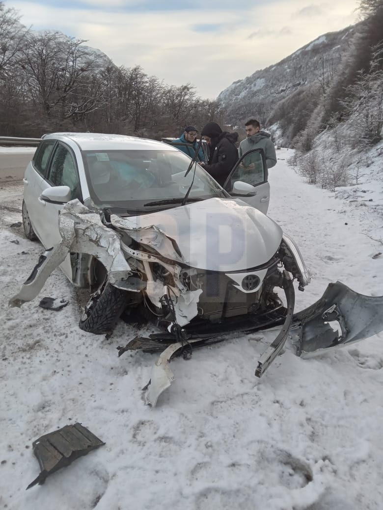 Violento accidente de tránsito en la ciudad de Ushuaia