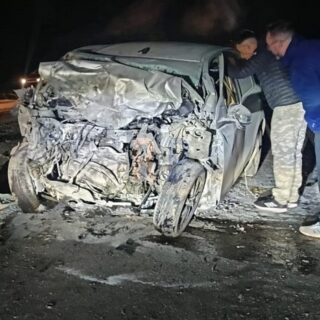 Una conductora murió tras un choque frontal esta noche sobre ruta 3 en sector de Rancho Hambre