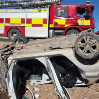 NEUQUÉN: Vuelco en la ruta 67: un operario petrolero quedó internado con graves traumatismos