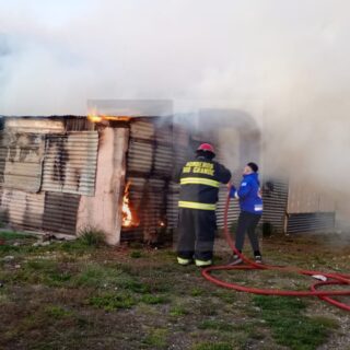Incendio intencional en una vivienda de Río Grande: la Policía investiga el caso