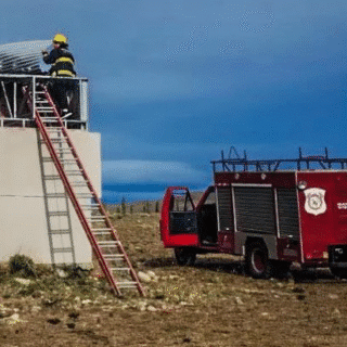 STA. CRUZ: Fuertes vientos: Bomberos intervinieron en varias localidades por voladuras de techos