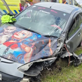 PTA. ARENAS: Cuatro lesionados deja colisión en Río Seco: Carabineros no llega por falta de unidades disponibles