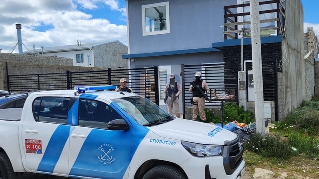 Prefectura allanó una vivienda por narco menudeo e incautaron cocaína