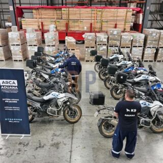 Aduana incautó 12 motos brasileñas de alta gama que entraban a Tierra del Fuego haciendo turismo de manera ilegal en el país