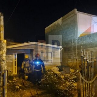 Incendio en la madrugada fue controlado a tiempo