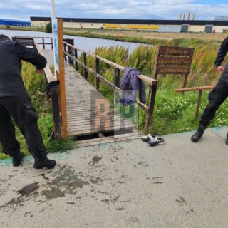 Una mujer fue rescatada flotando de las aguas de la Laguna de los Patos