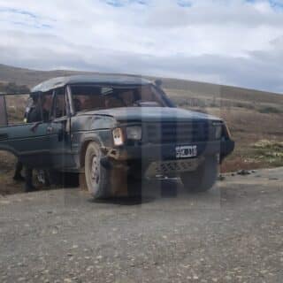 Conductor herido tras vuelco en la complementaria de José Menéndez