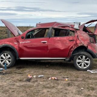 Familia riograndense que salía de vacaciones sufrió violento vuelco en Chile