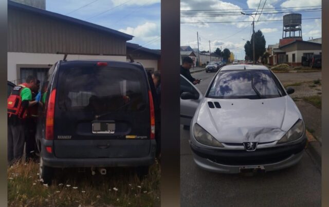 Acompañante hospitalizada tras choque en Brown y Alberdi