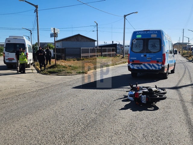 Un motociclista involucrado en otro accidente de tránsito de tránsito esta vez en Chacra11