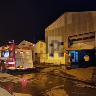 Incendio en un galpón por problemas eléctricos