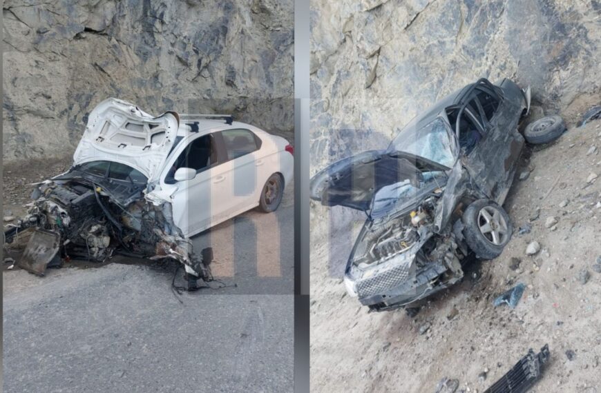 Cuatro heridos en violento choque frontal en Ushuaia