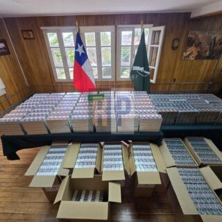 Un riograndense detenido en Porvenir tras intentar ingresar millonario contrabando de cigarrillos