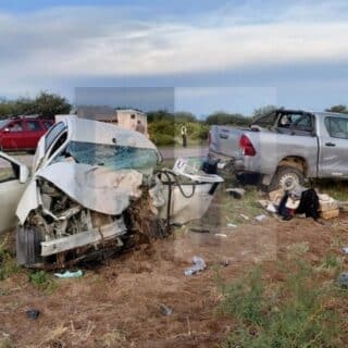 Una pareja de Ushuaia falleció en terrible choque frontal en La Pampa