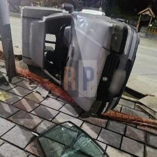 Volcaron un vehículo y lo abandonaron y en otro hecho una conductora resultó con alcoholemia positiva