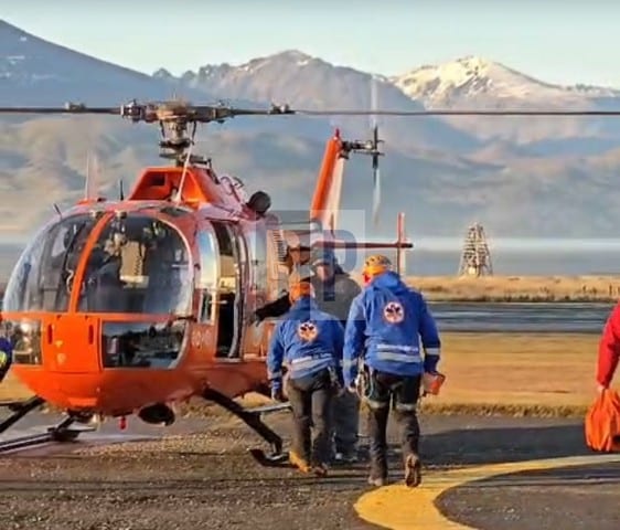 ULTIMO MOMENTO -Complejo operativo de rescate por una escaladora accidentada en el cerro Bonete
