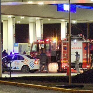 Un cortocircuito generó alarma en una estación de servicios