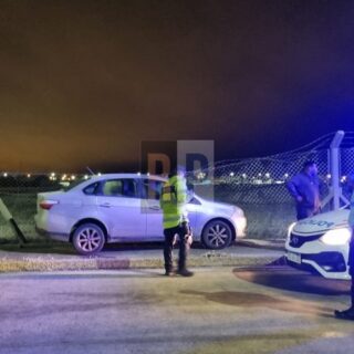 Otro conductor alcoholizado derribó alambrado perimetral del BIM 5