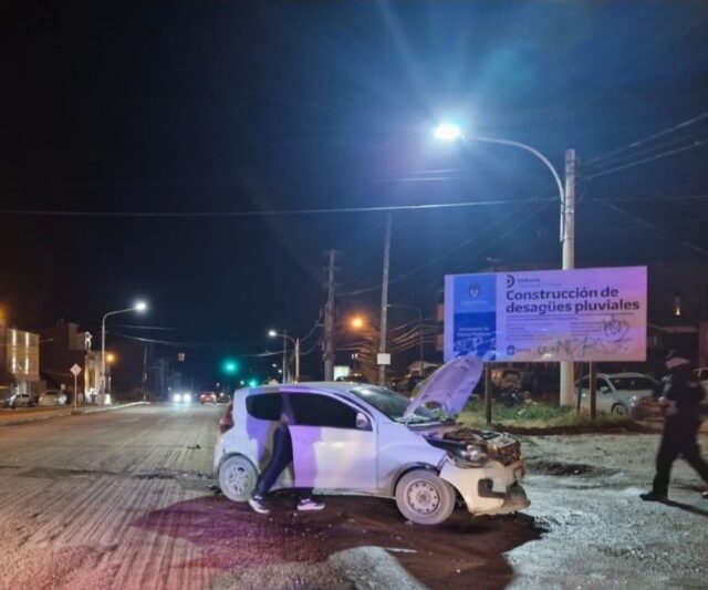 Un motociclista en estado de ebriedad protagonizó accidente en Ushuaia