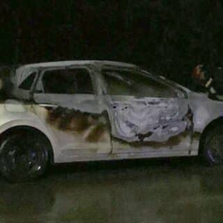 Incendio vehicular en Ushuaia
