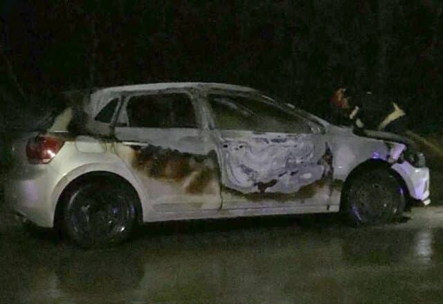 Incendio vehicular en Ushuaia